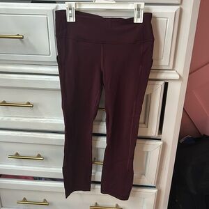 Lululemon burgundy leggings